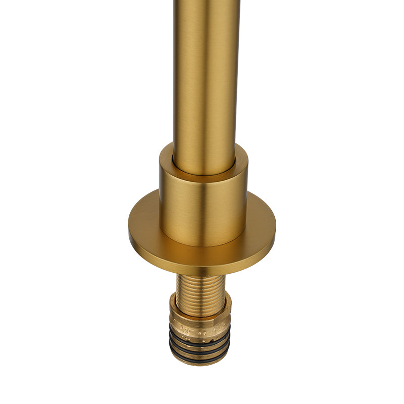 MOON - Brushed Brass Swivel Basin Mixer