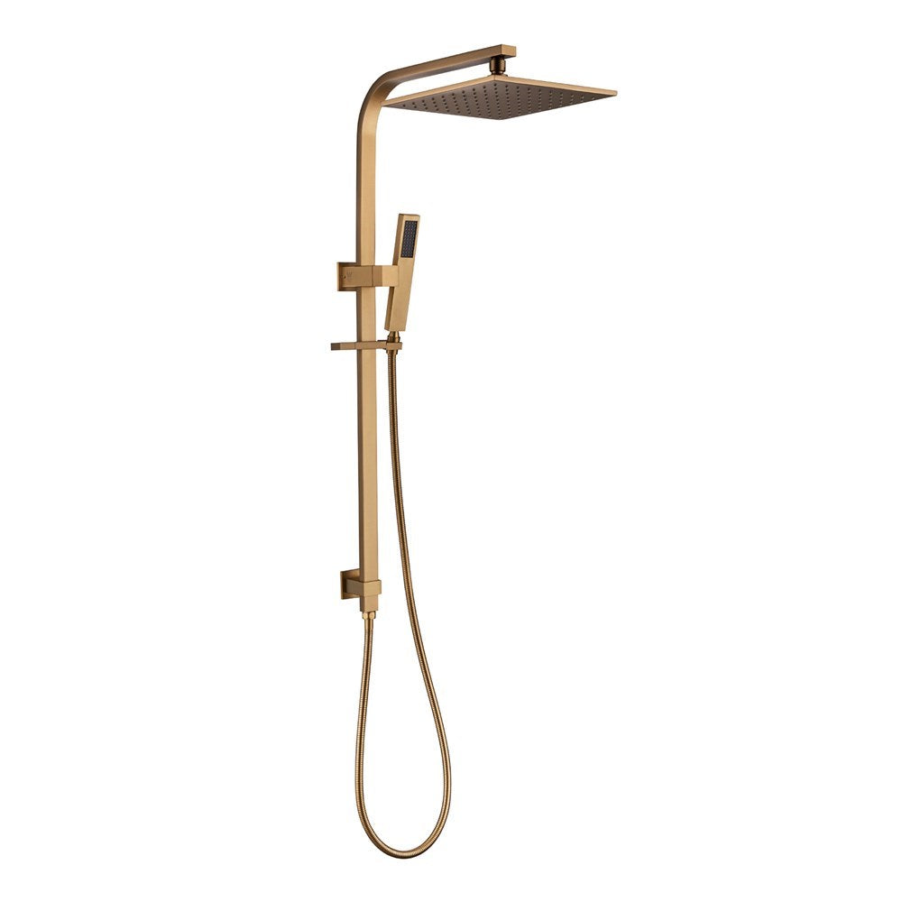 10" Brushed Brass Shower Station