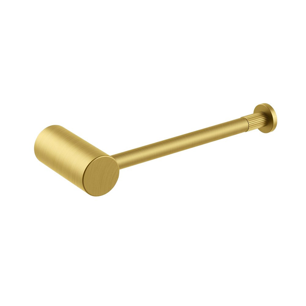 CADDENCE - Brushed Brass Single Toilet Paper Holder