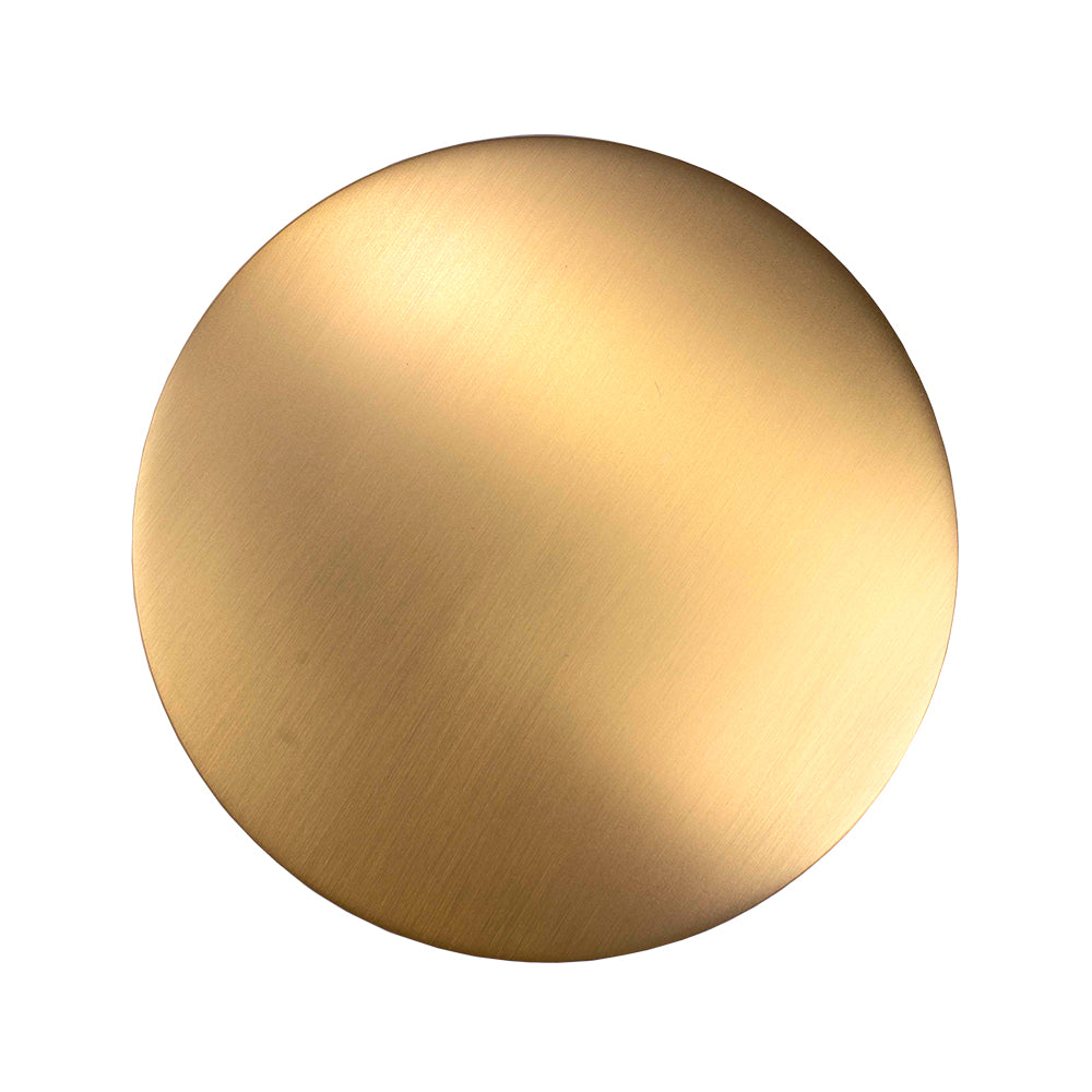 40mm Brushed Brass Bathtub Pop Up Waste Non Overflow