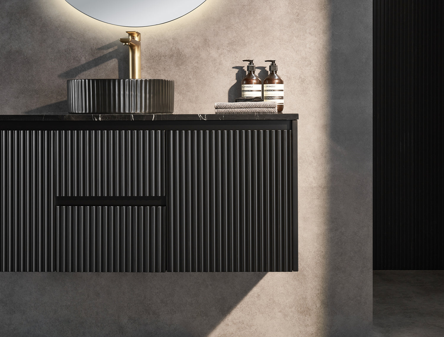 Brindabella Wall Hung Fluted Vanity 1200X455X480MM