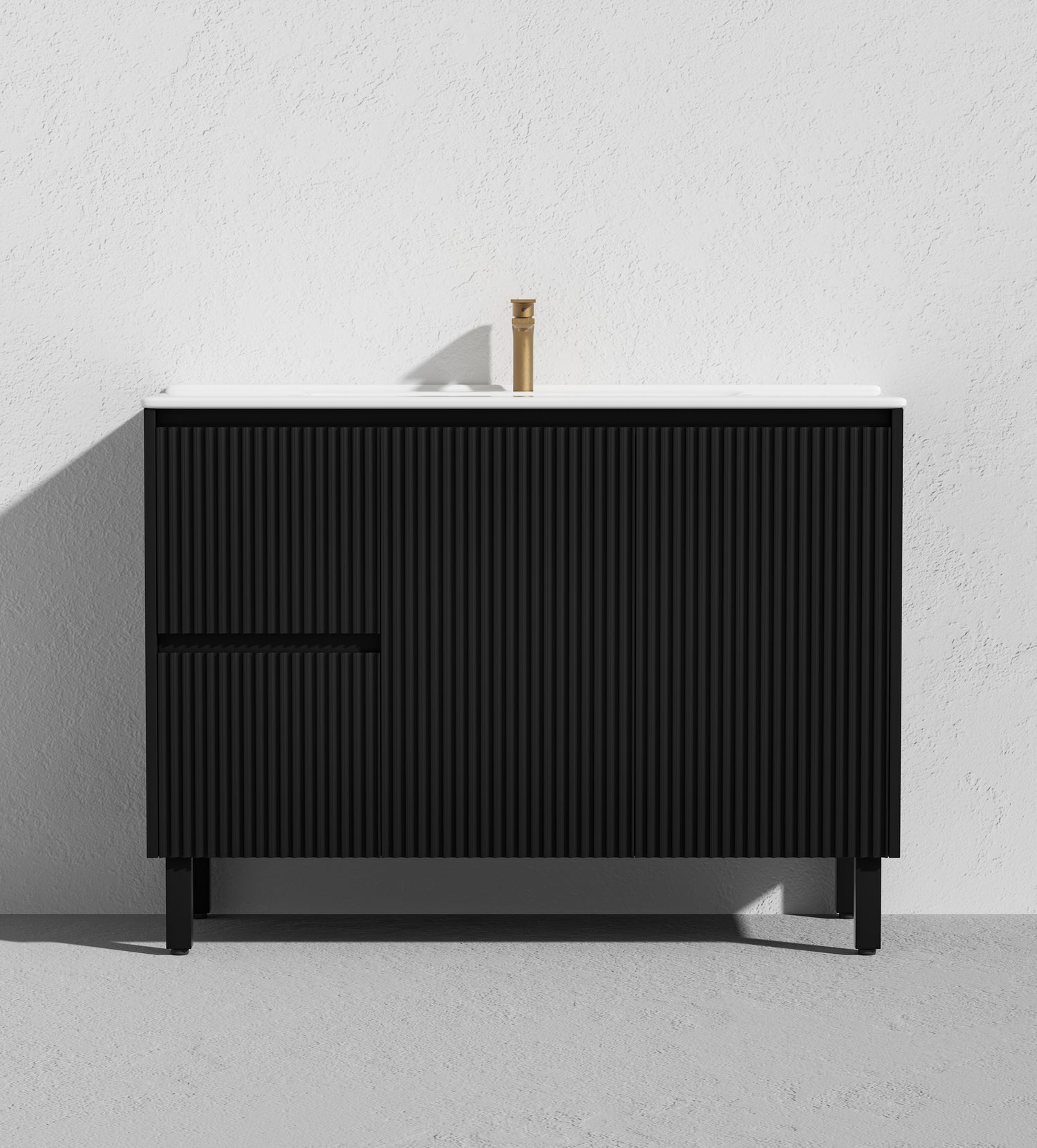 Brighton Free Standing Fluted Vanity 1200X455X860MM