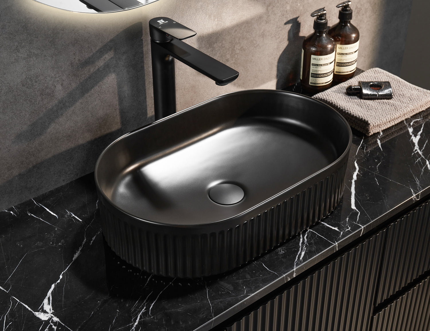 Brindabella Wall Hung Fluted Vanity 1200X455X480MM