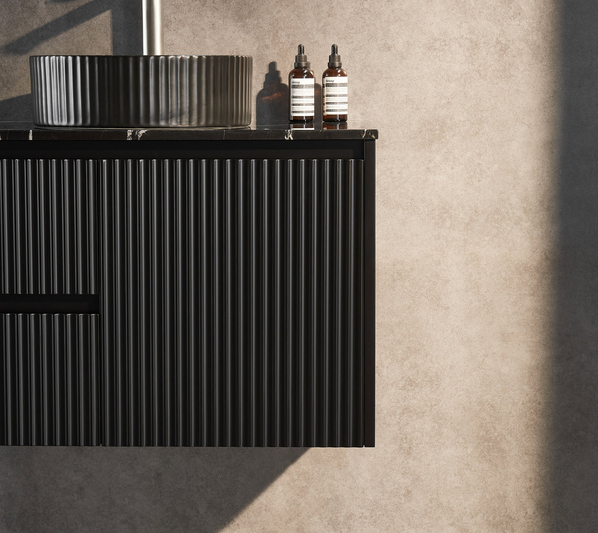 Brindabella Wall Hung Fluted Vanity 750X455X480MM