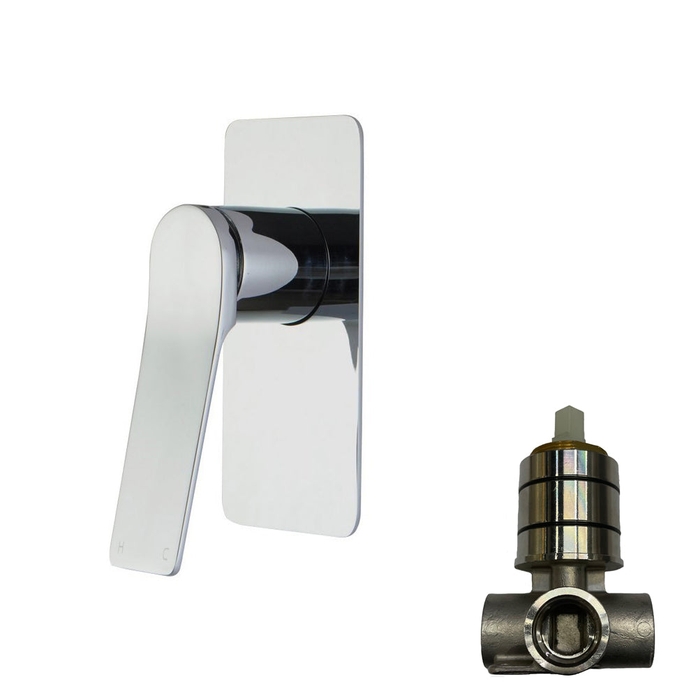 RUSHY - Chrome Wall Mixer