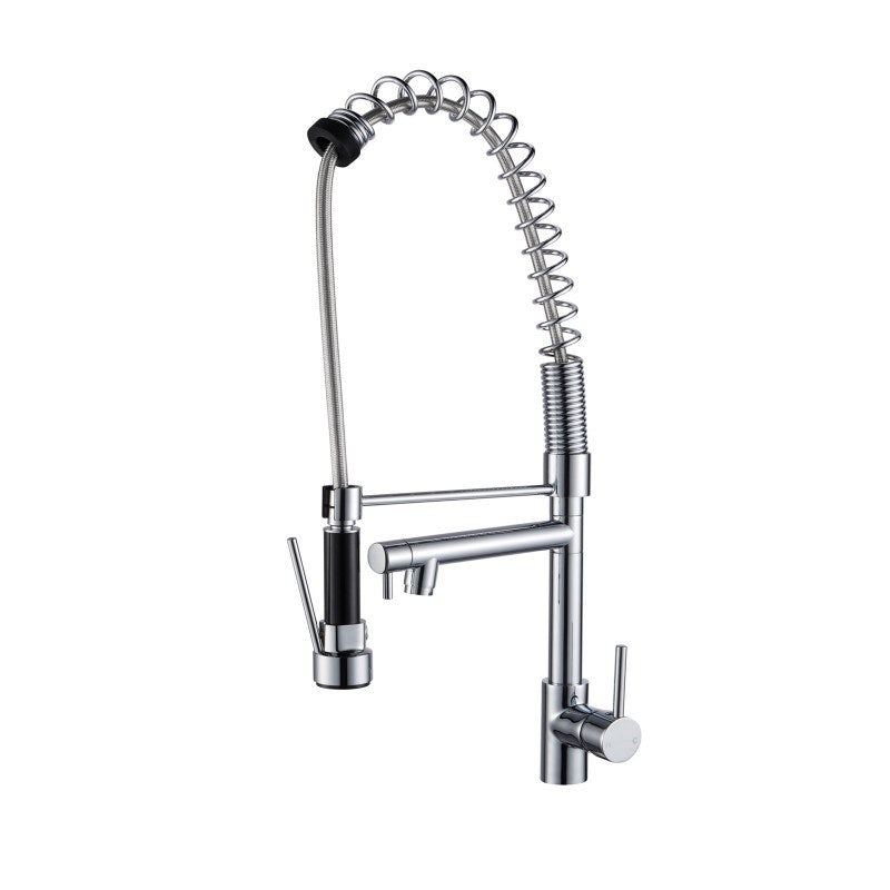 Chrome Pull Out Kitchen Mixer