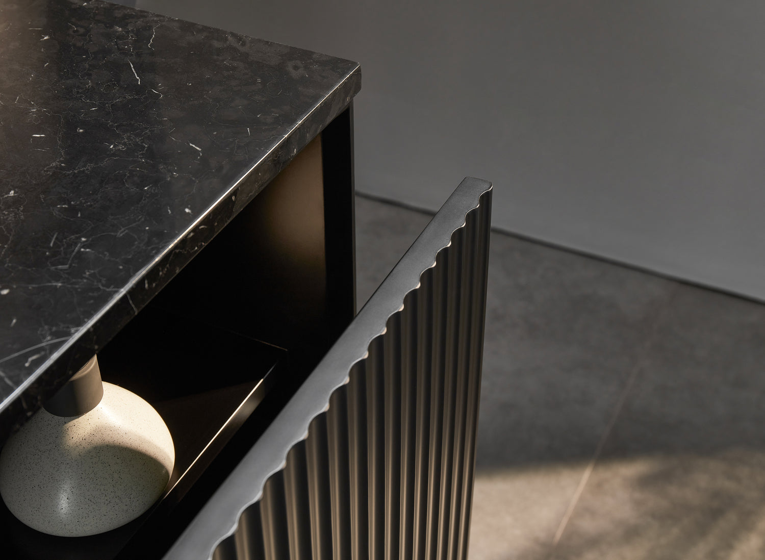 Kirribilli Wall Hung Fluted Vanity 900X455X480MM