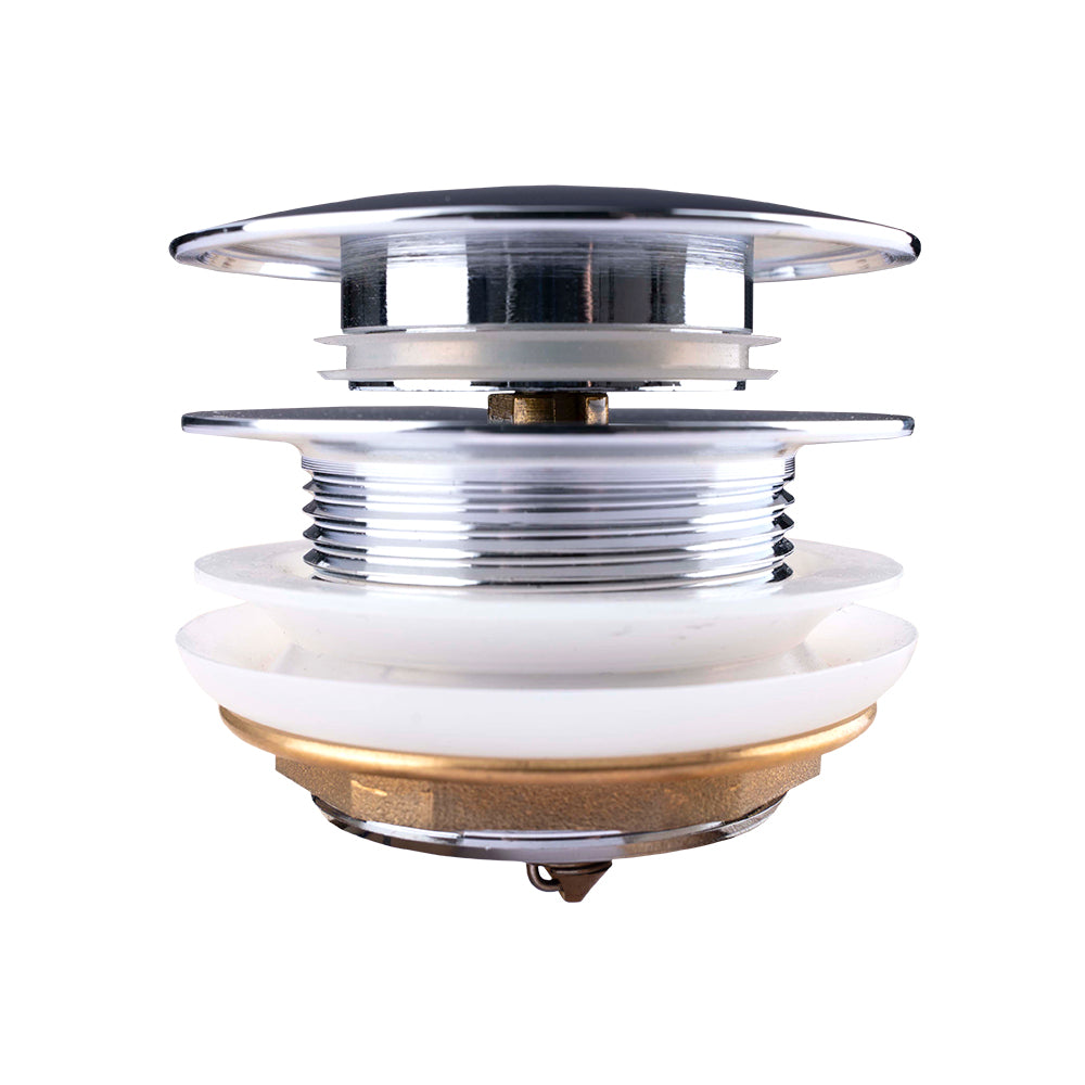 40mm Chrome Bathtub Pop Up Waste Non Overflow