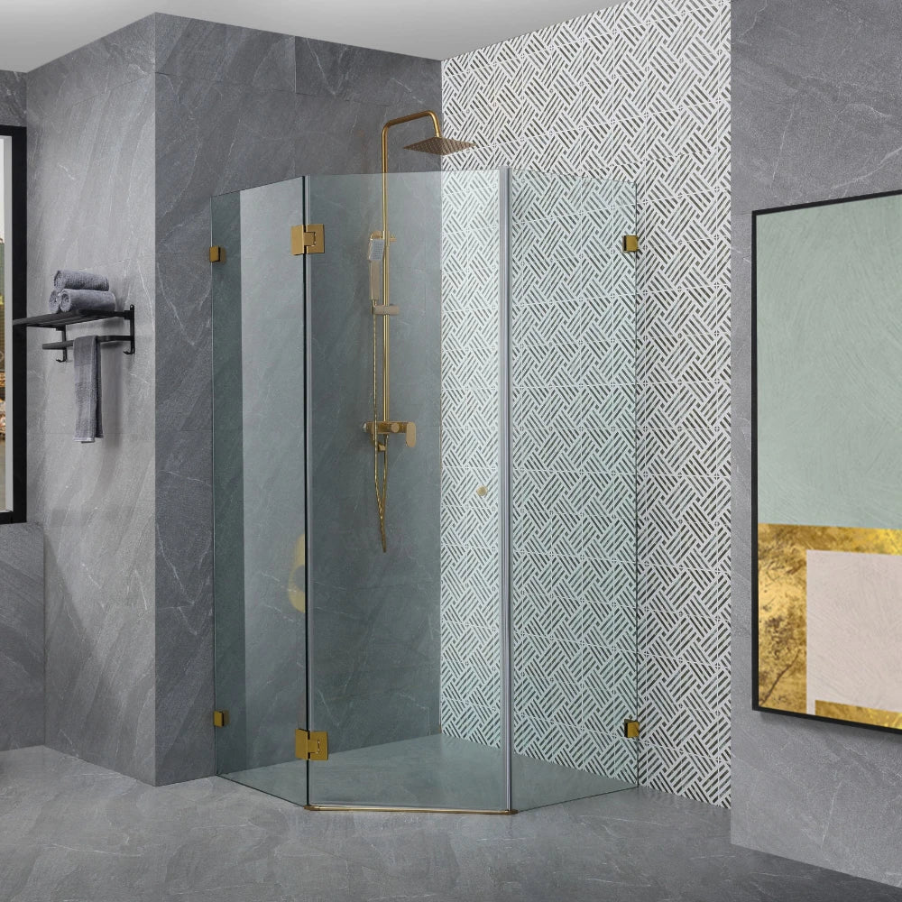 Diamond Frameless Shower Screen