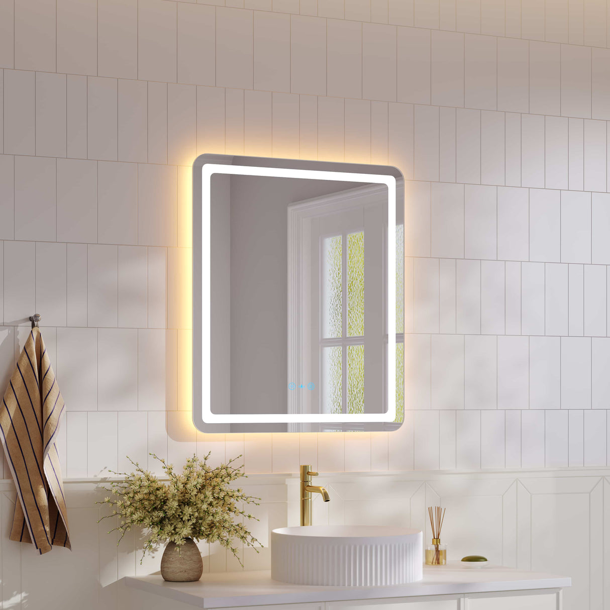 Freya 600×750mm LED Rectangular Mirror