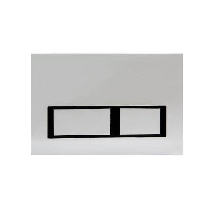 R&T In Wall Chrome Push Plate