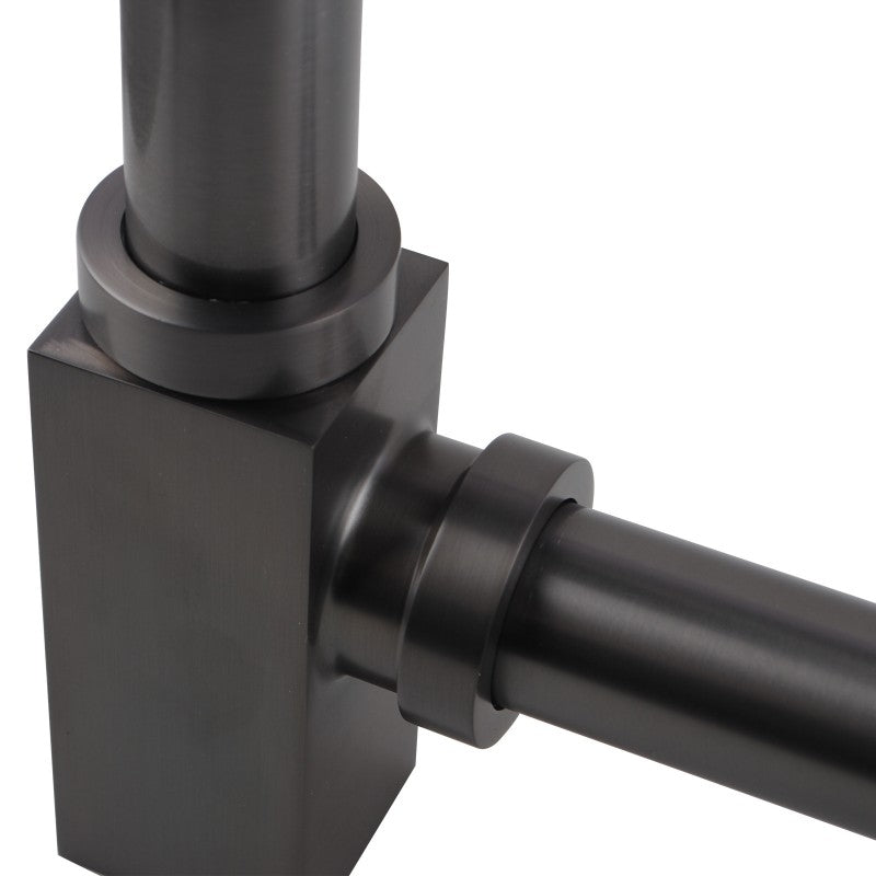 Gunmetal Grey Basin Bottle Trap 32mm Solid Brass