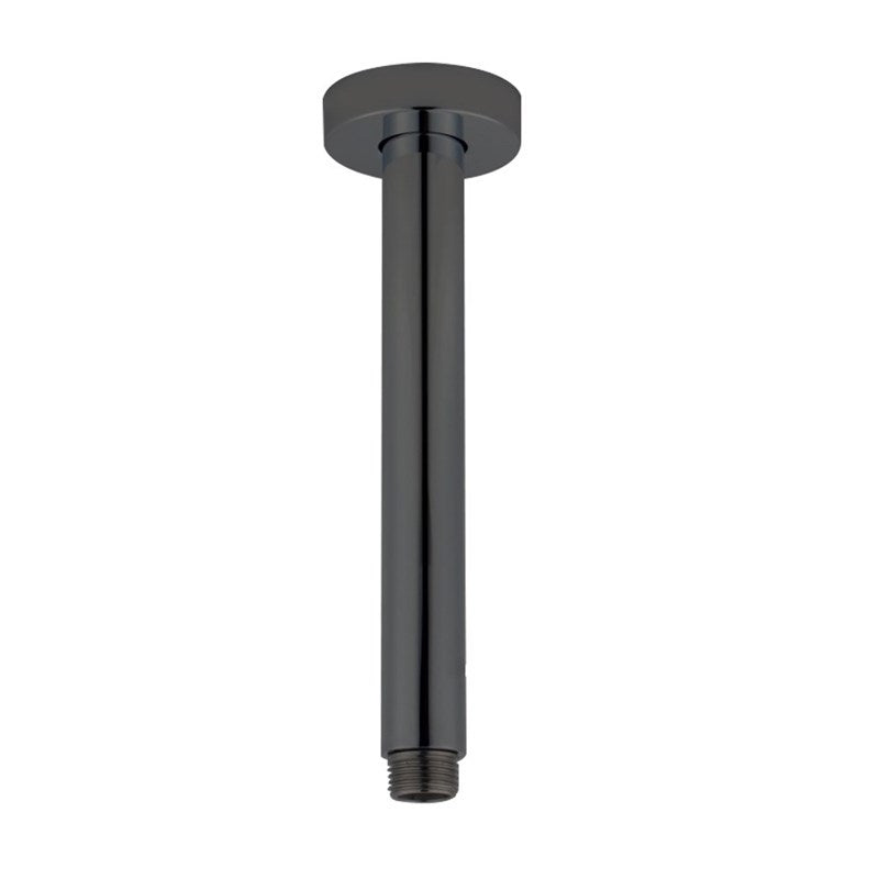 200mm Gunmetal Ceiling Shower Arm