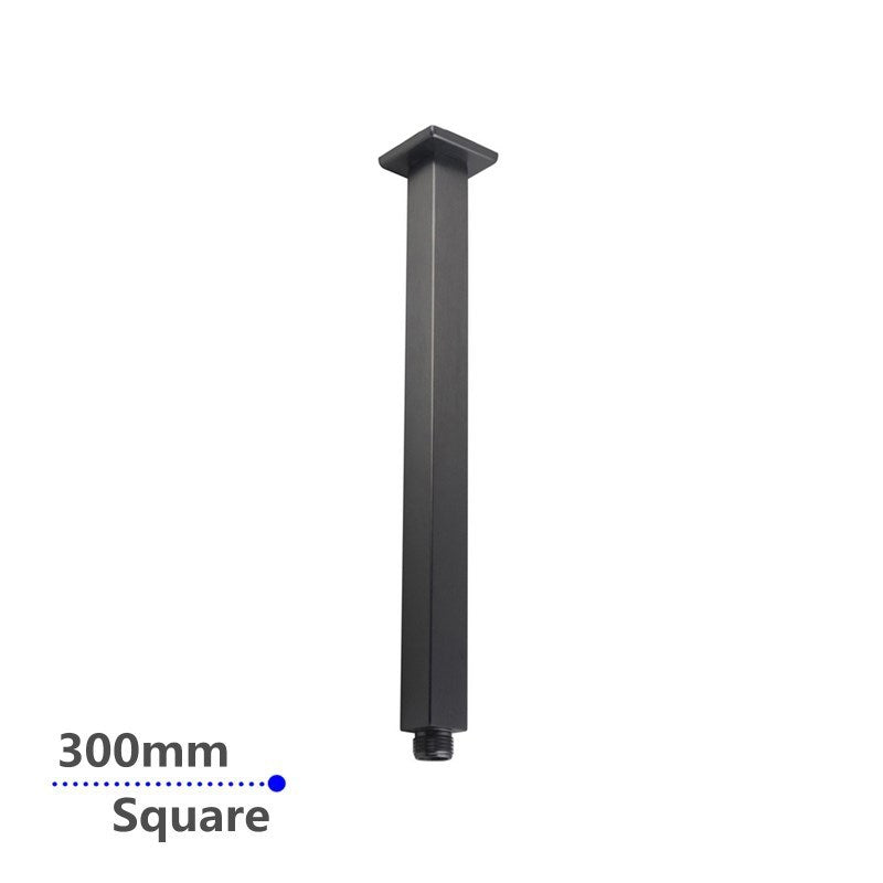 300mm Gunmetal Ceiling Shower Arm
