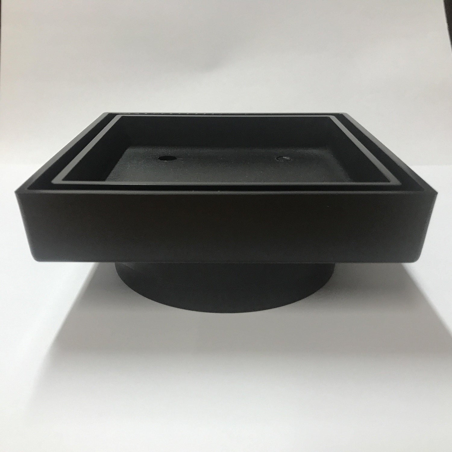 Matte Black Tile Insert Slim Smart Square Floor Waste