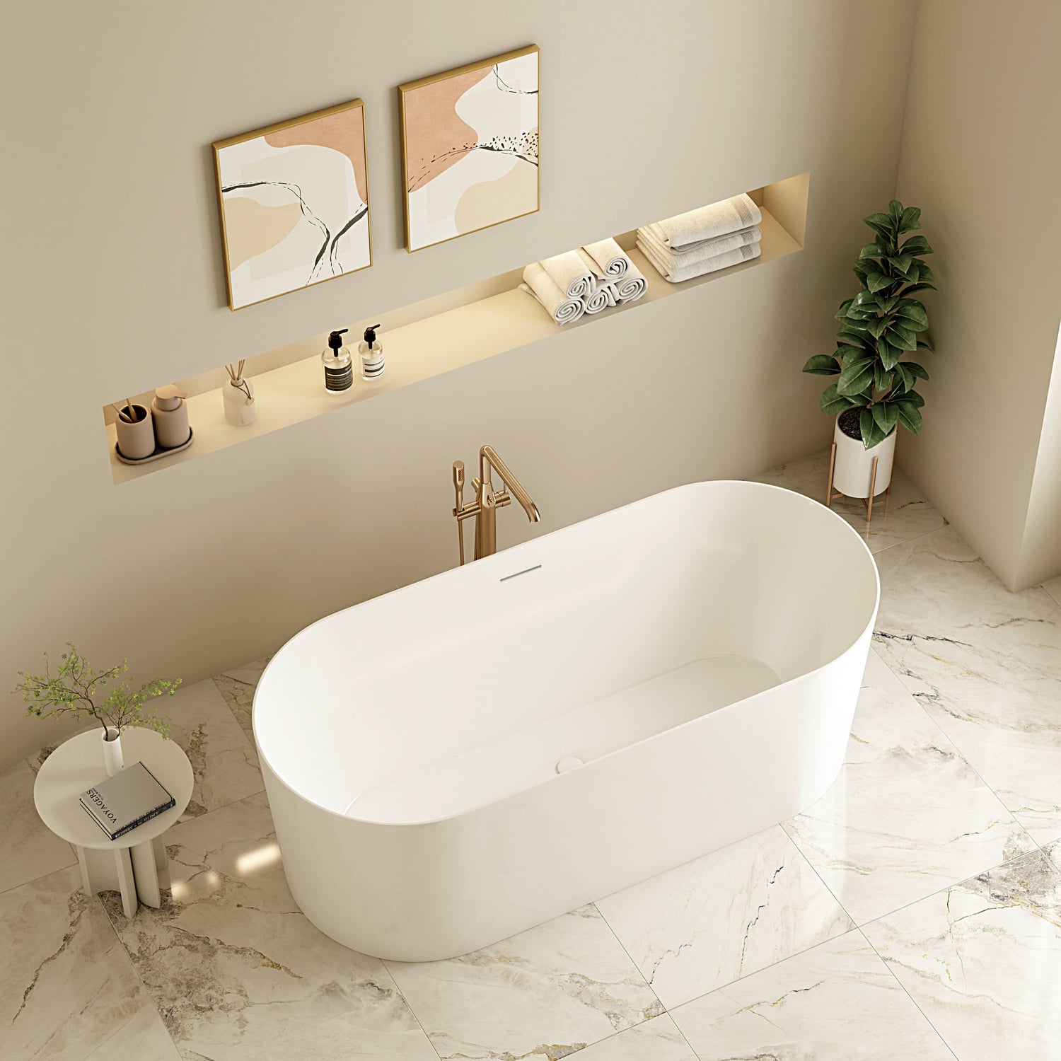 ISEO Freestanding Bathtub - Gloss White