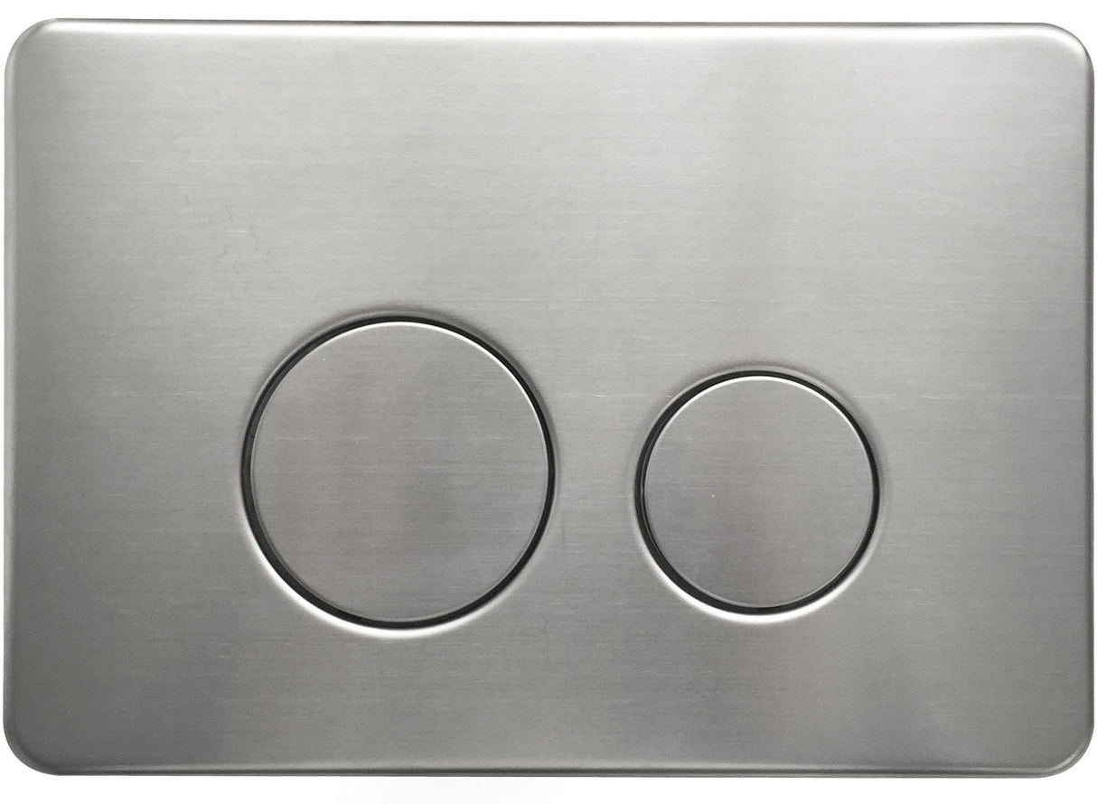 Mercio R&T Round Flush Plate - Brushed Nickel