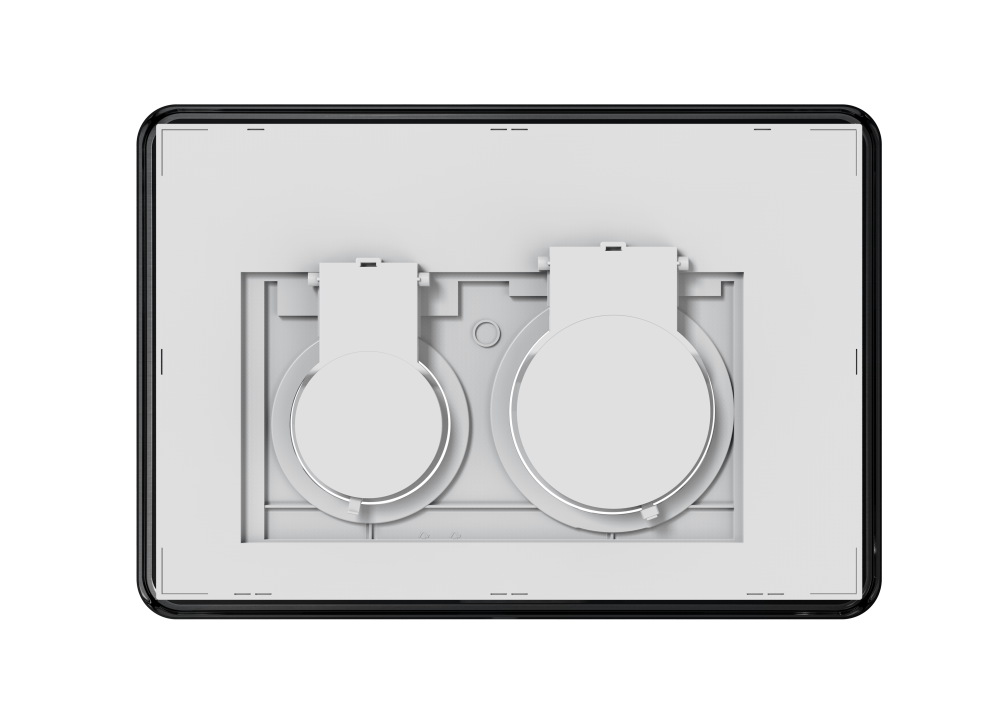 Mercio R&T Round Flush Plate - Gunmetal