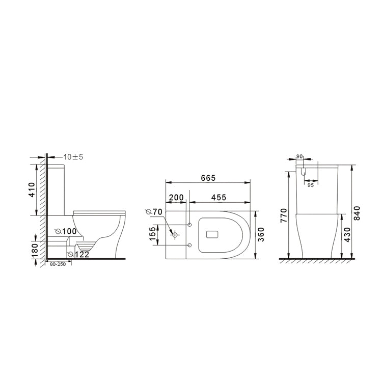 Bagno D'Oro Kai Tornado Silent Flush Toilet Suite
