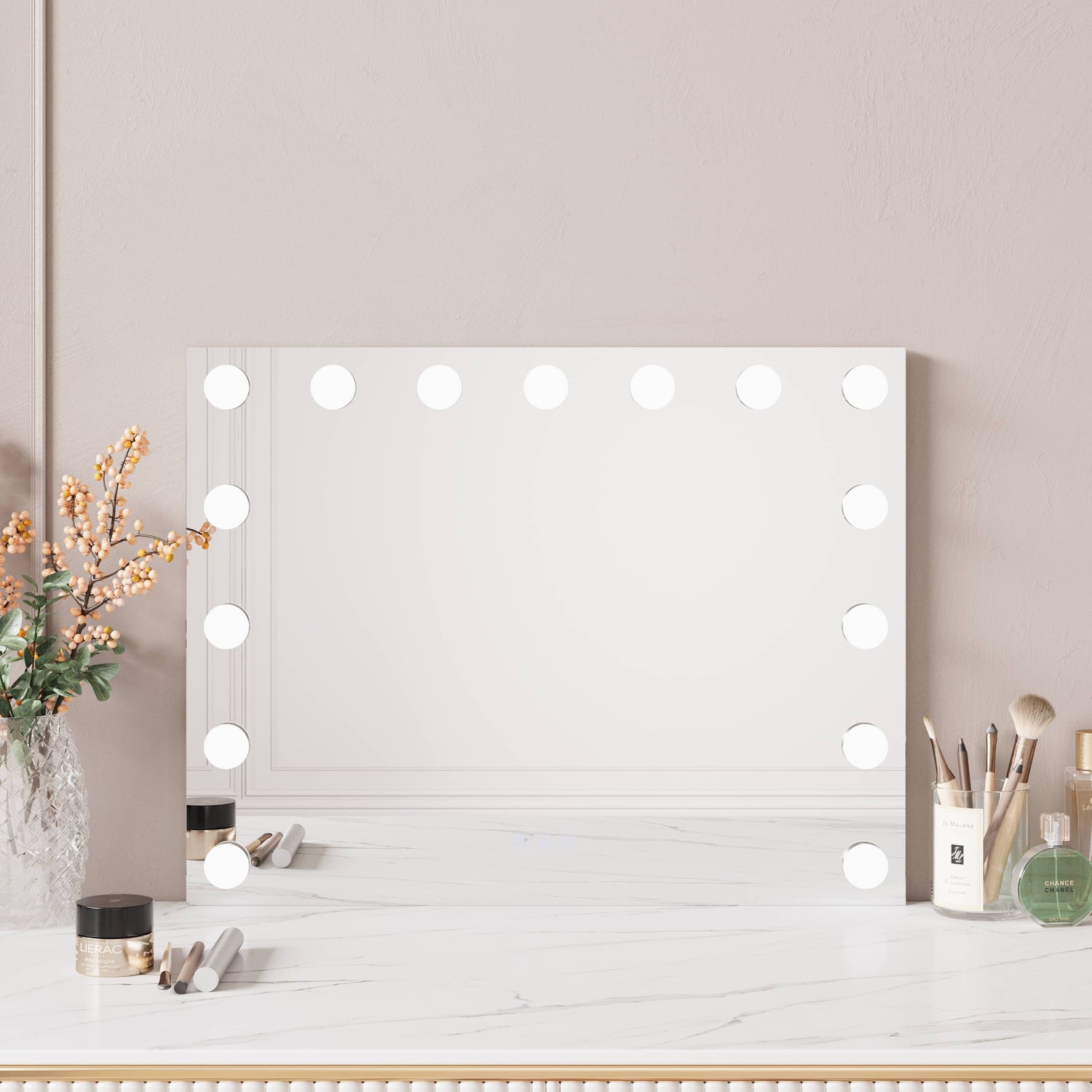 Luna 580×450mm LED Frontlit Makeup Mirror