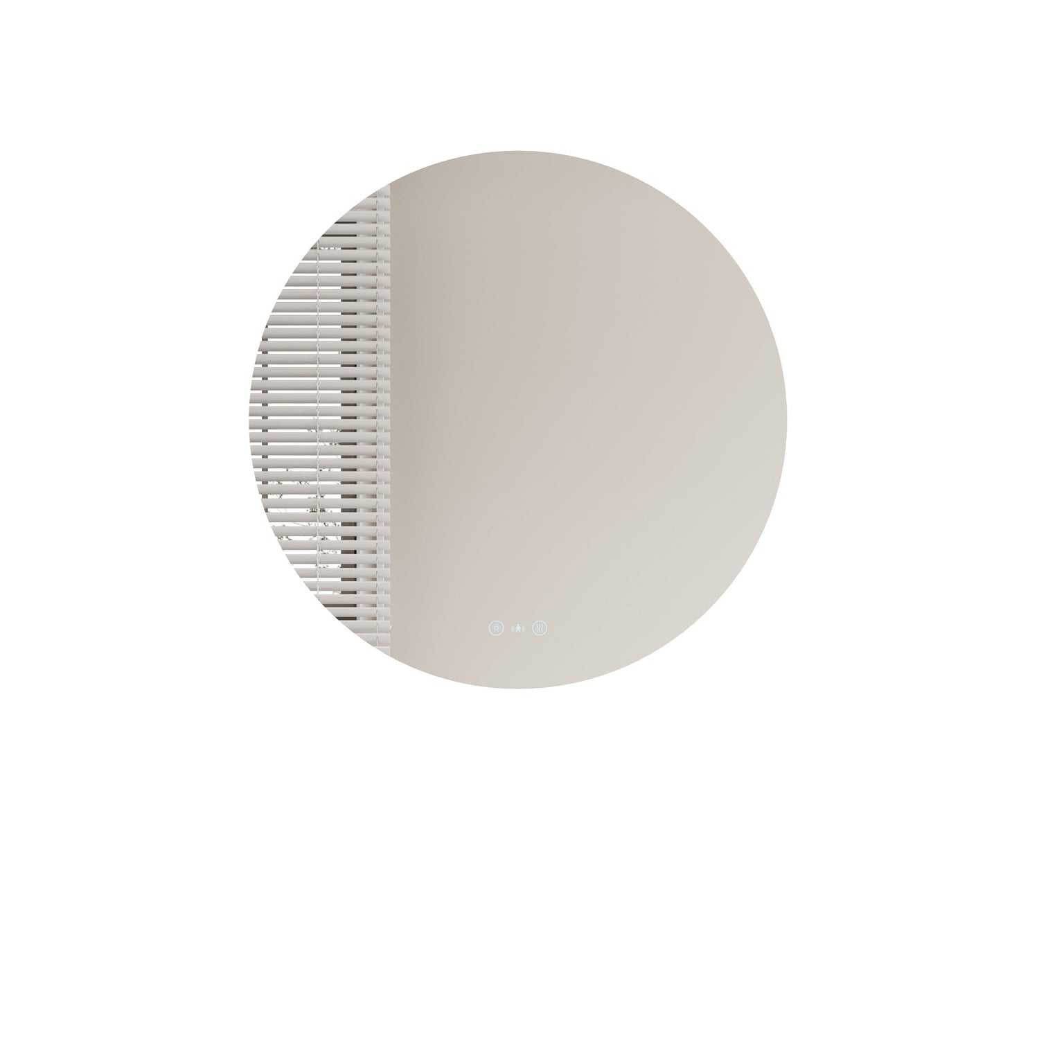 Luna LED Round Mirror 750mm - with Adjustable LED Lighting