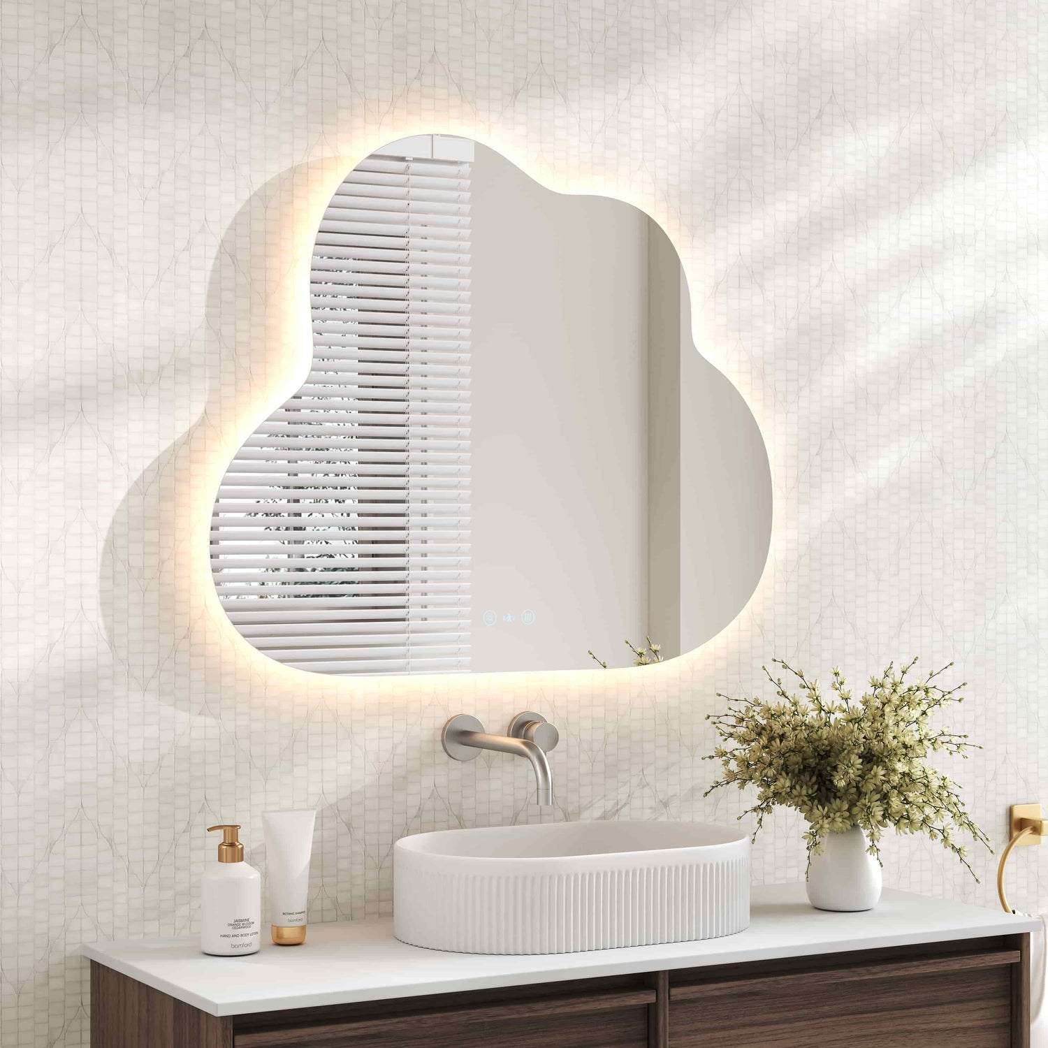 Luna 700×1000mm LED Cloud Mirror