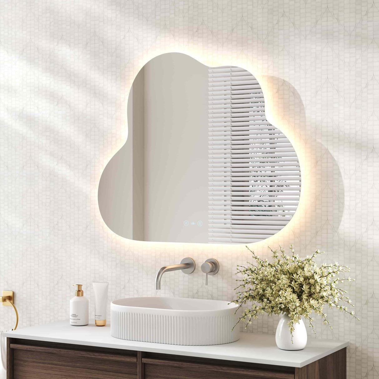 Luna 700×1000mm LED Cloud Mirror