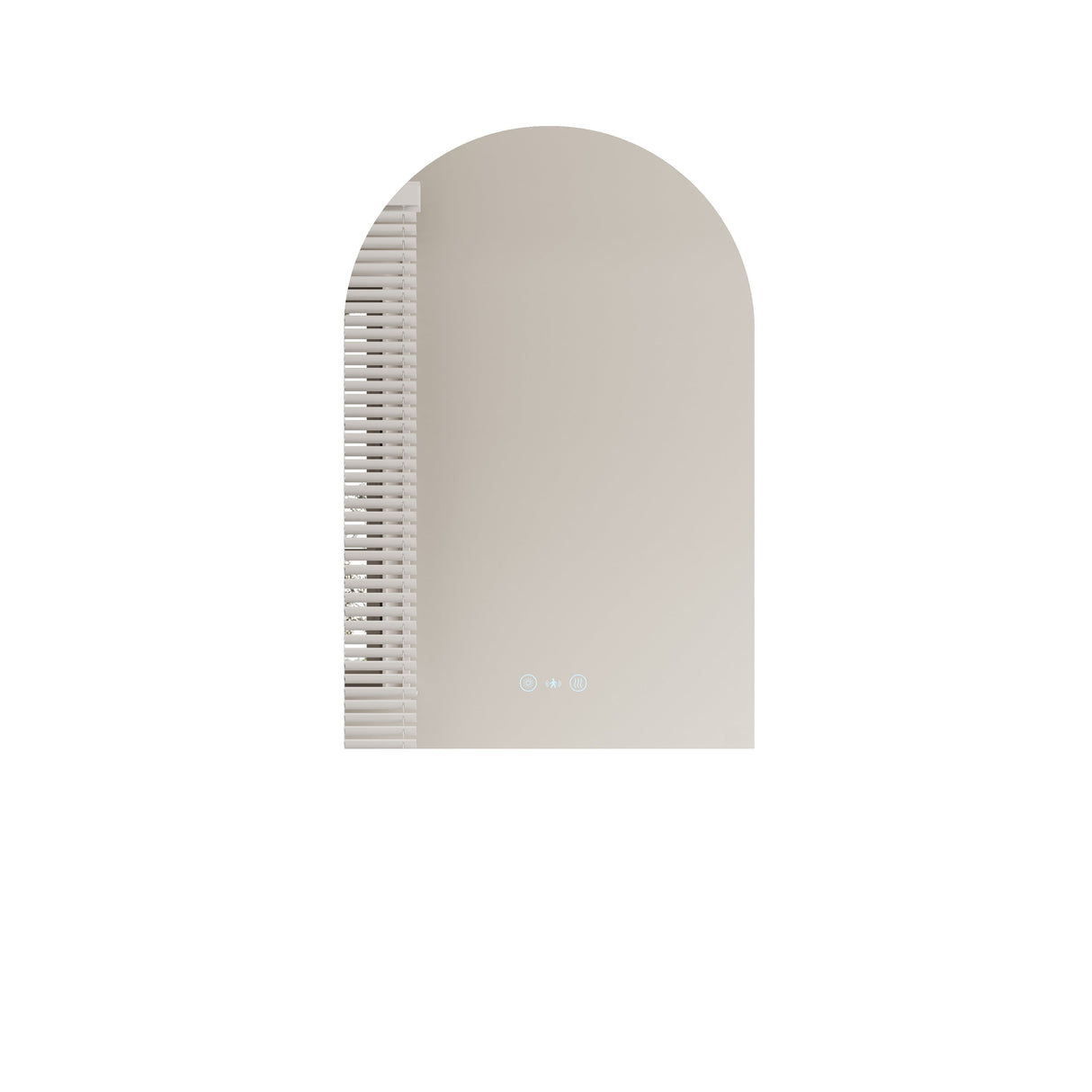 Luna LED Arch Mirror 600 x 900mm - with Adjustable LED Lighting