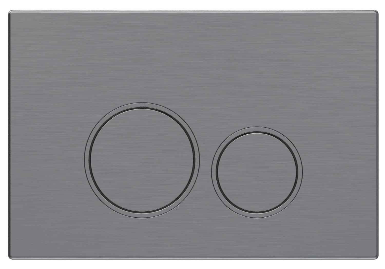 Mercio Sigma Round Button Flush Plate – Gun Metal