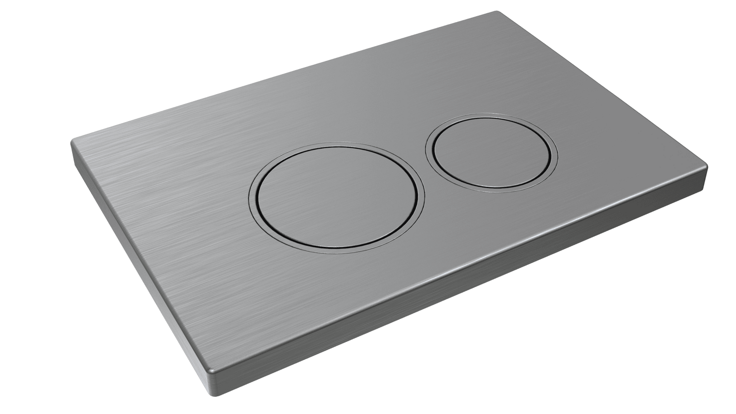 Mercio Sigma Round Button Flush Plate – Gun Metal