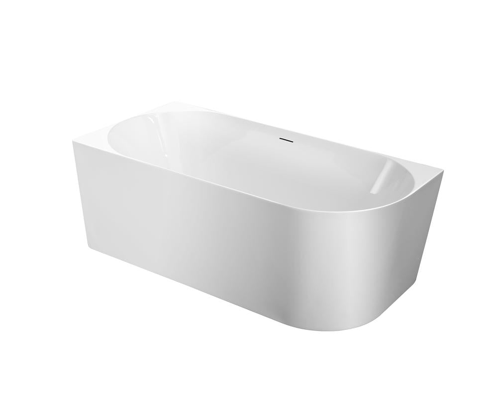 Nova Ultra-Thin Corner Bathtub - Gloss White