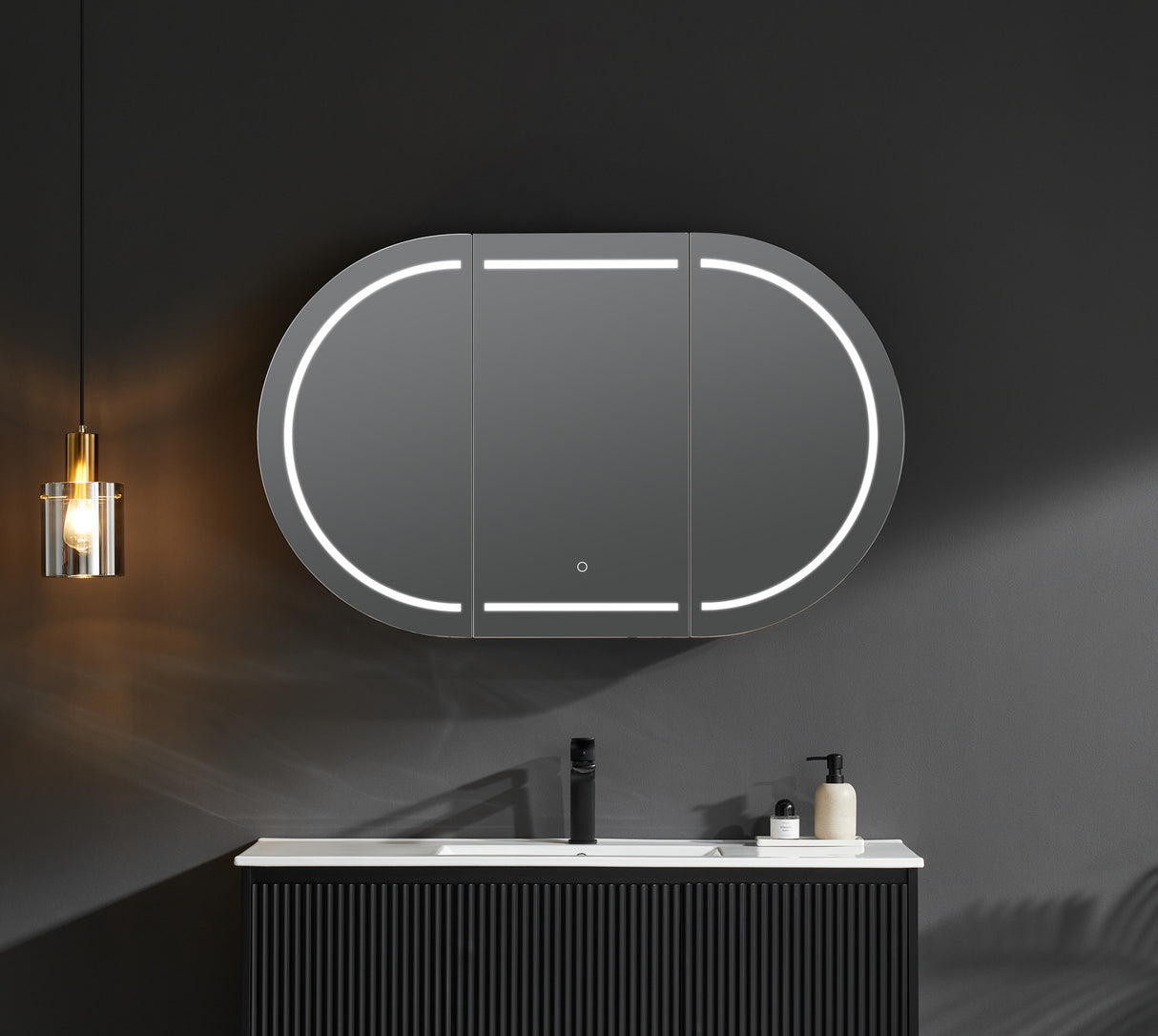 Olivia LED Mirror Cabinet 1200X750X155mm