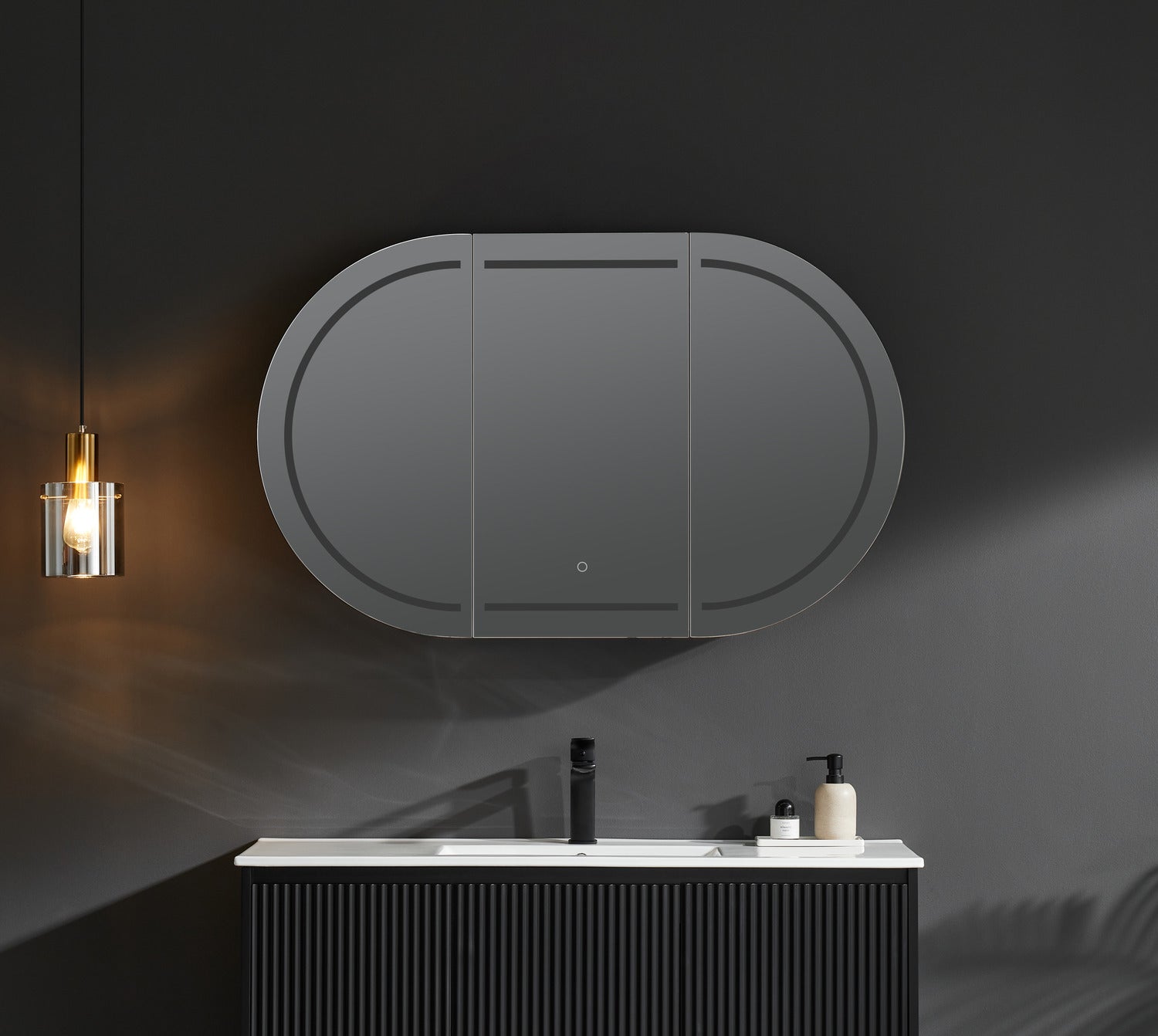 Olivia LED Mirror Cabinet 1200X750X155mm