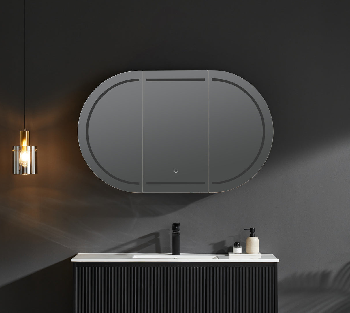 Olivia LED Mirror Cabinet 1200X750X155mm