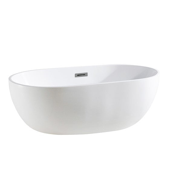 Olivia Gloss White Free Standing Bathtub 1690*805*550mm