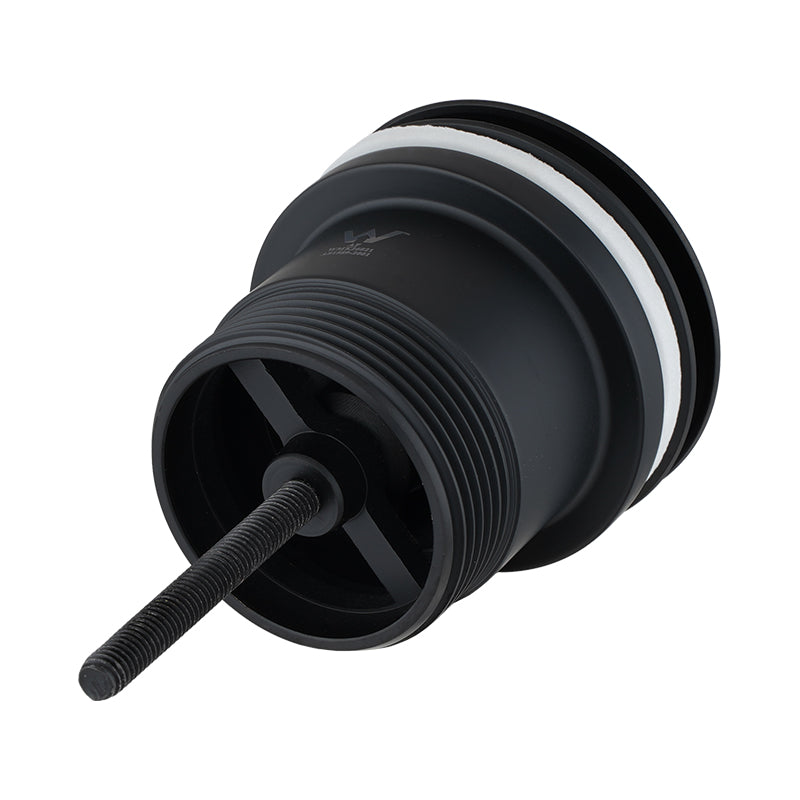 40mm Matt Black Pop Up Waste Universal Non Overflow