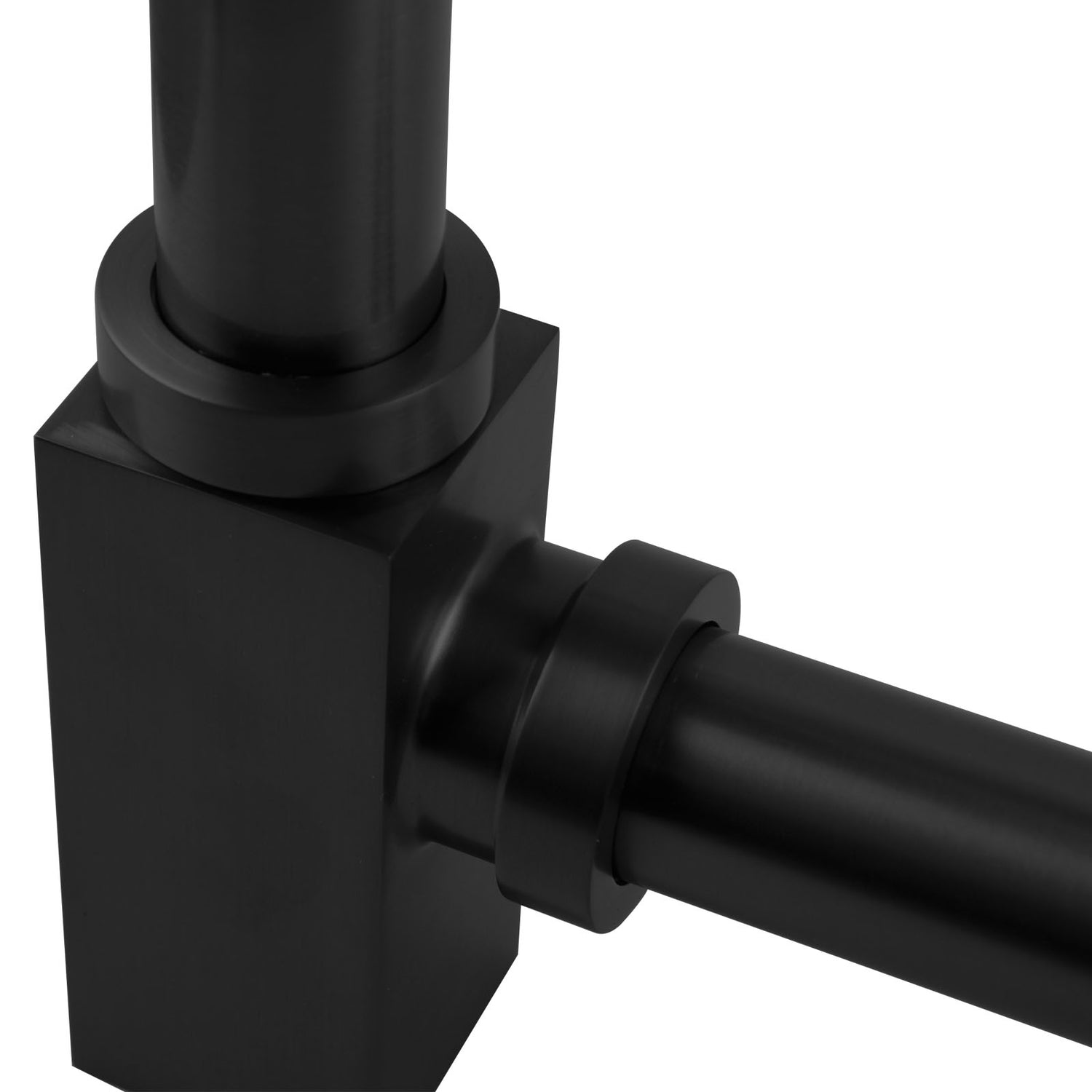 Black Basin Bottle Trap 32mm Solid Brass