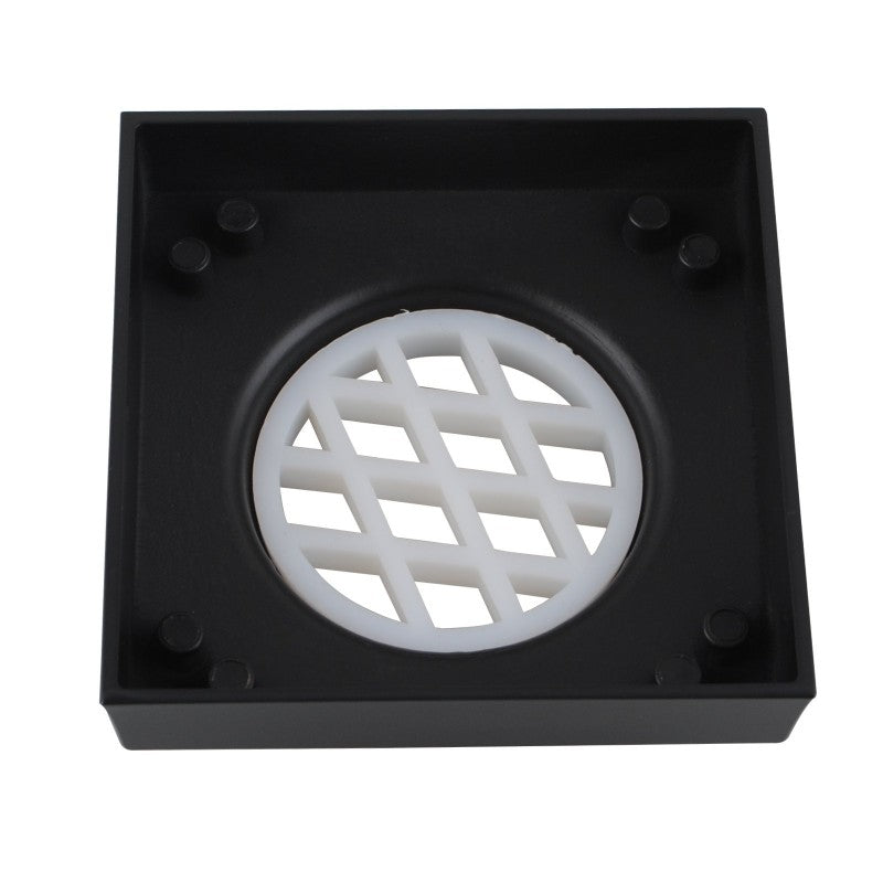 115x115mm Black Tile Insert Drain