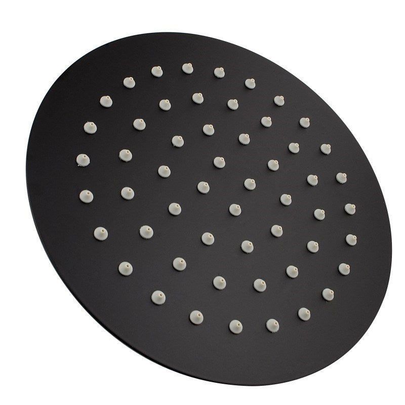 200mm Black Shower Head