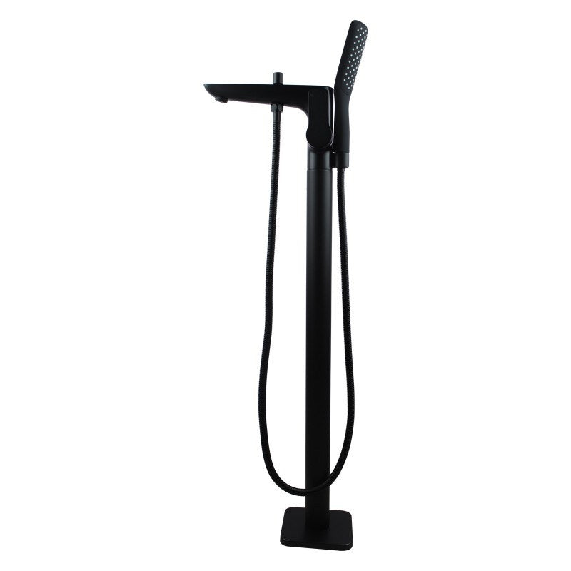 Black Freestanding Tap with Handheld Shower