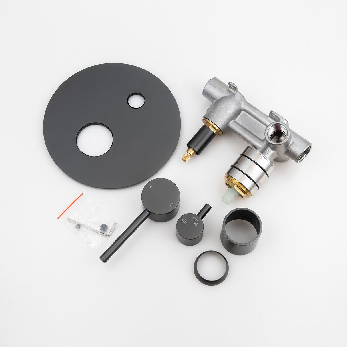 LUCID PIN - Black Diverter Mixer