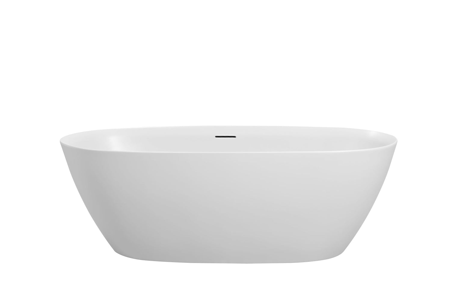 Pilato Freestanding Bathtub - Gloss White & Matt White