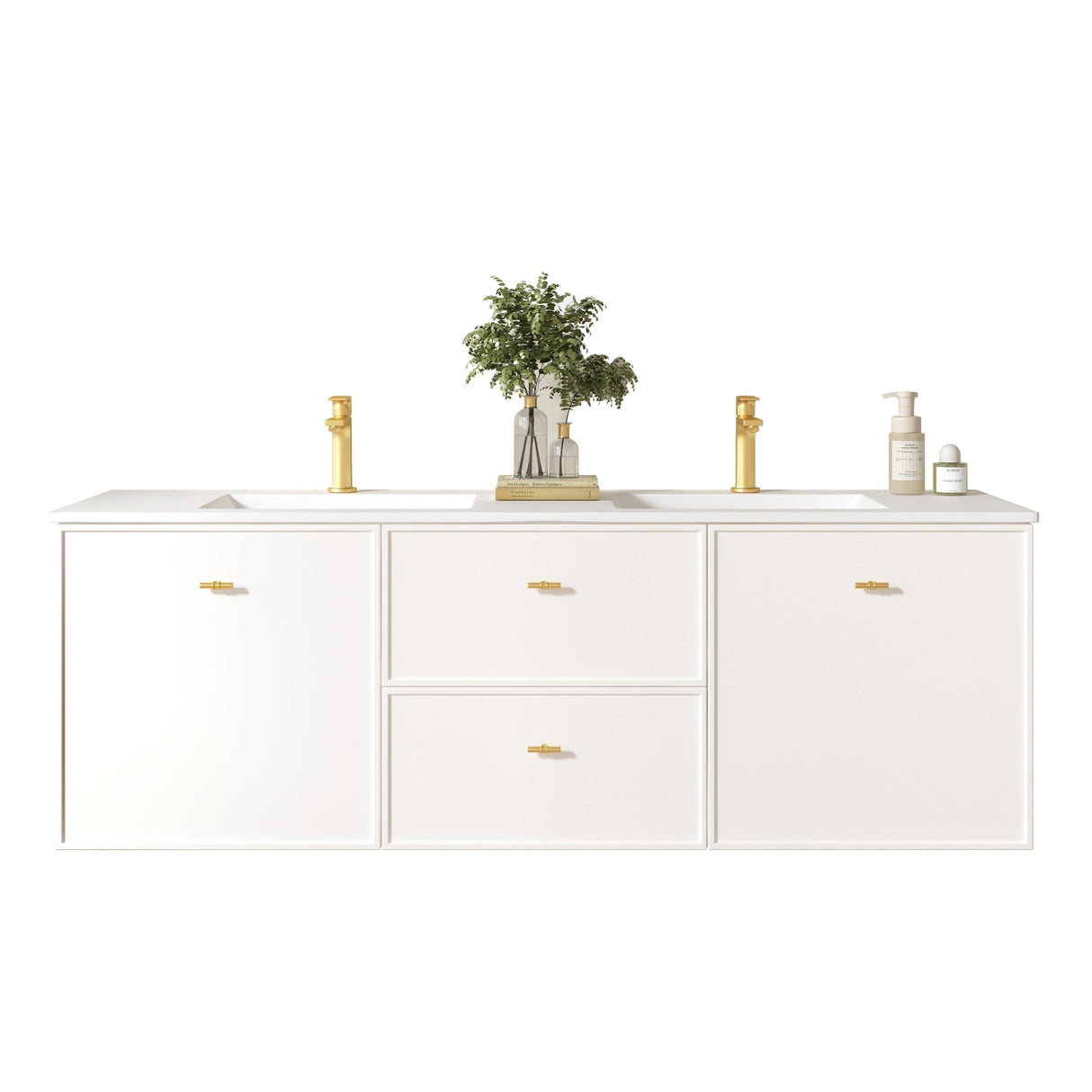 Seattle 1500mm Wall-Hung Cabinet - Matt White
