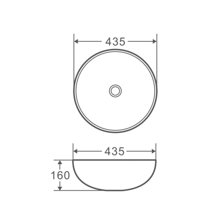 Spin 44 Counter-Top Round Basin