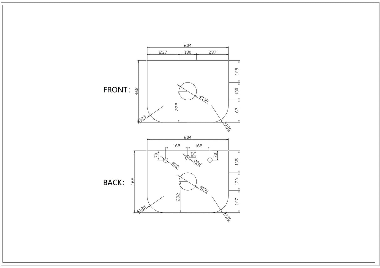 Rome 600mm Wall-Hung Cabinet - Matt White