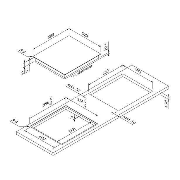 BLAUPUNKT 60CM CERAMIC COOKTOP (BLACK)