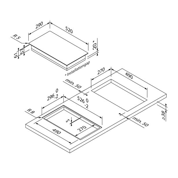 BLAUPUNKT 30CM CERAMIC COOKTOP (BLACK)