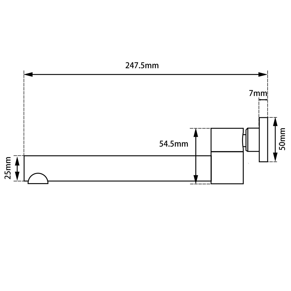 Brushed Nickel Swivel Spout
