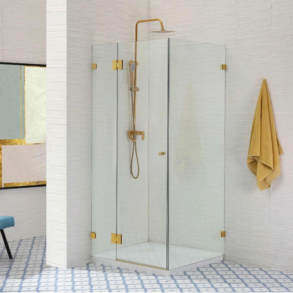 Corner Frameless Shower Screen