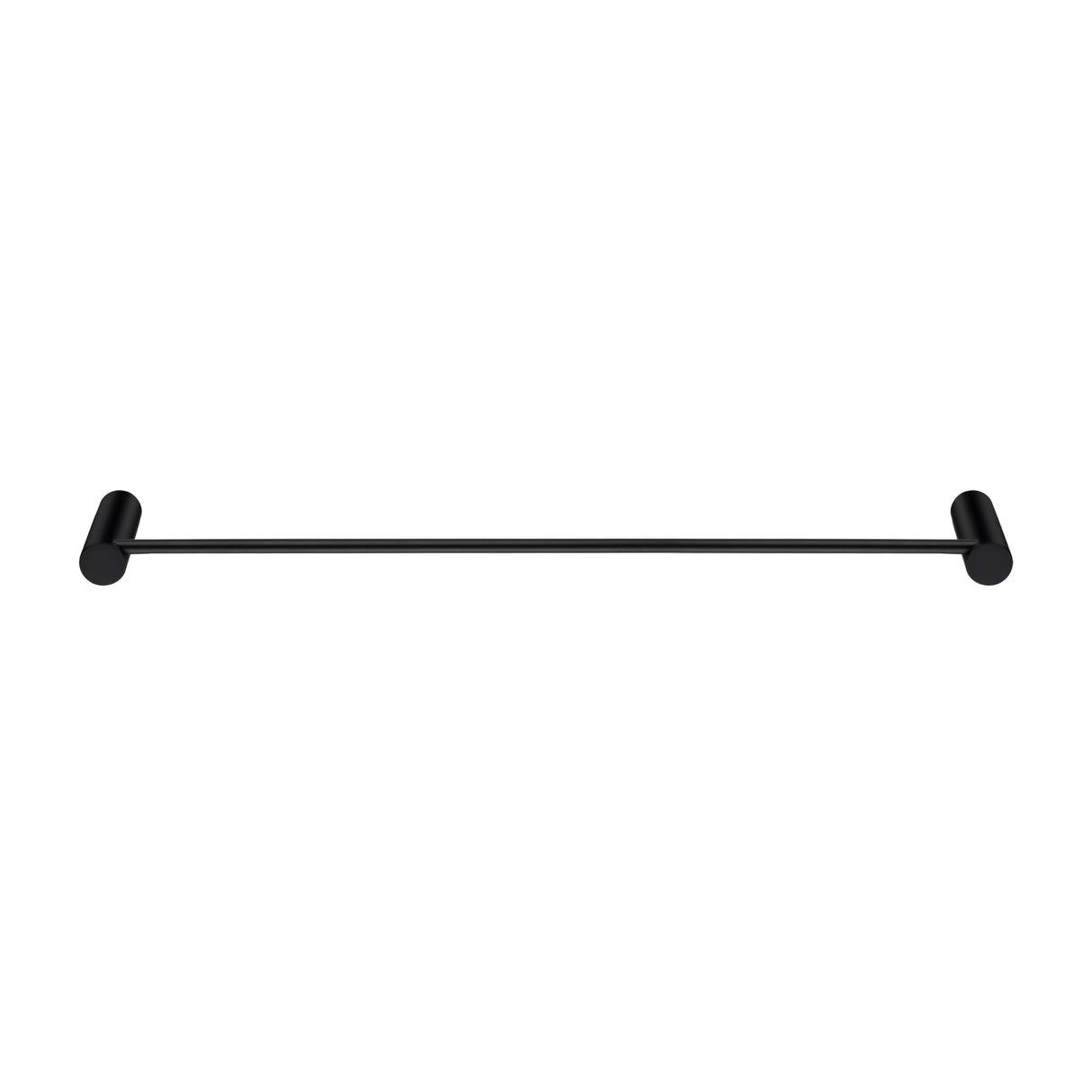 600mm Black Single Towel Rail